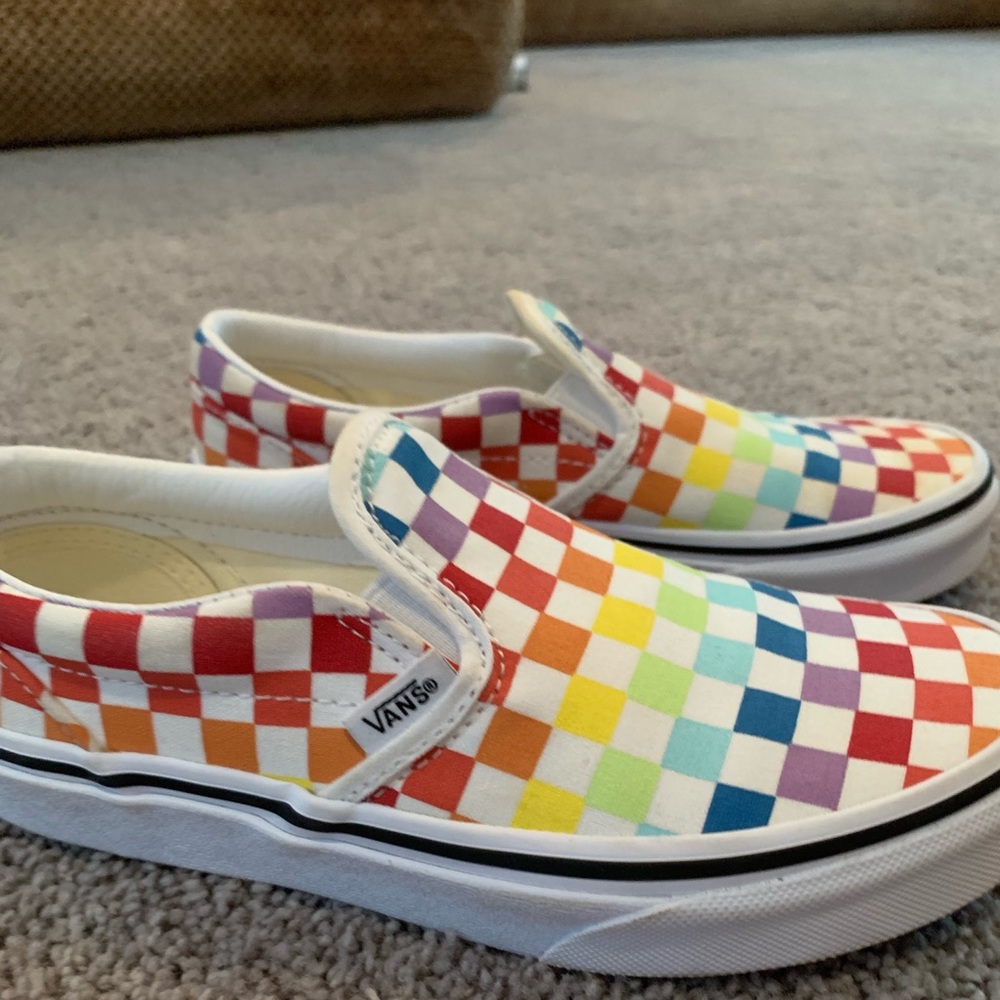 Kids Rainbow Vans
